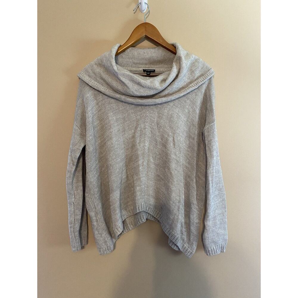 Express Women’s Cowl Neck Wool Blend Beige Sweater Size XS/S